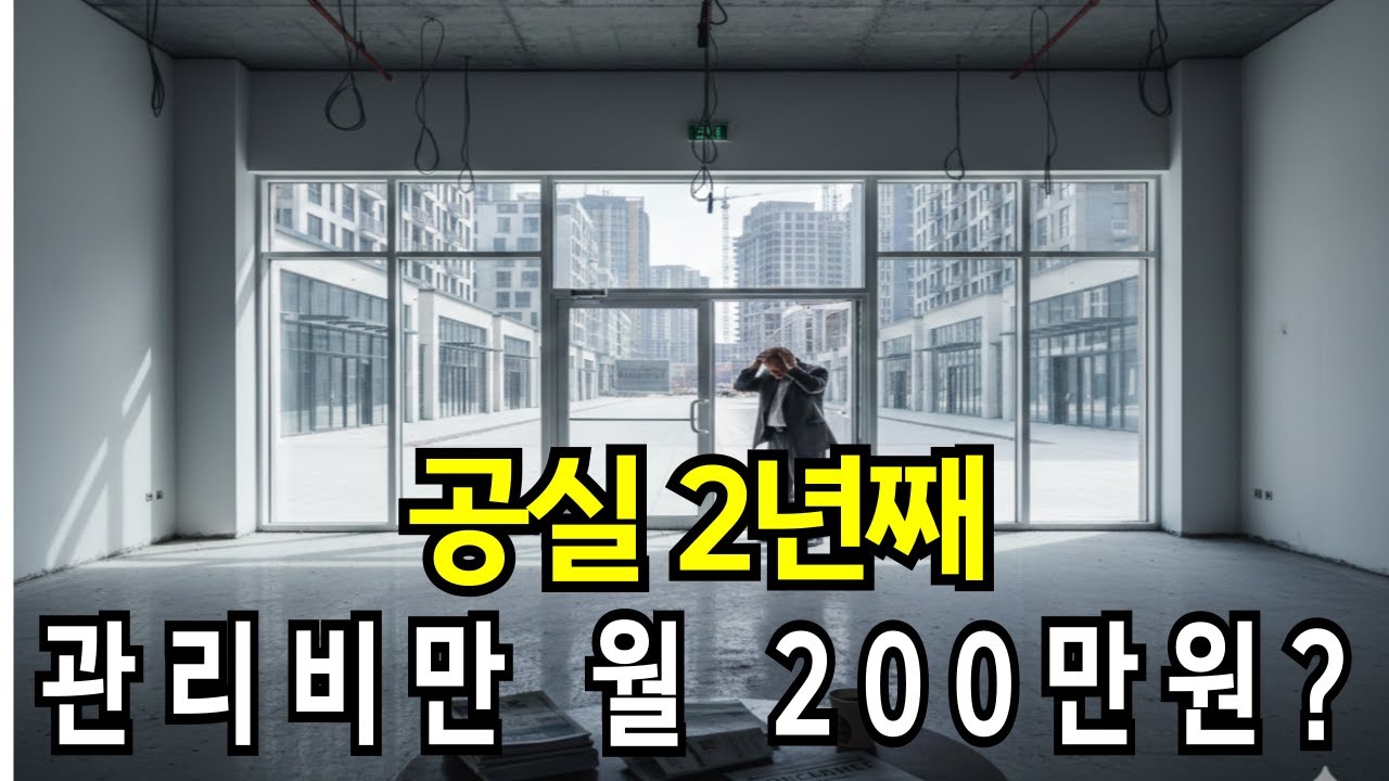 아파트 팔고 상가 샀다가 인생 망했습니다... 월 200만원씩 나가는데 세입자는 0명