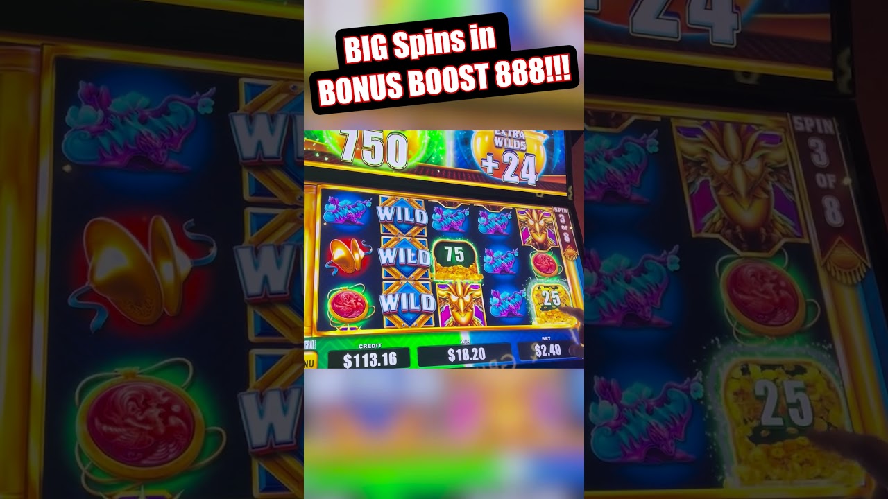 BIG Spins in BONUS BOOST 888 #casino #gambling #shorts