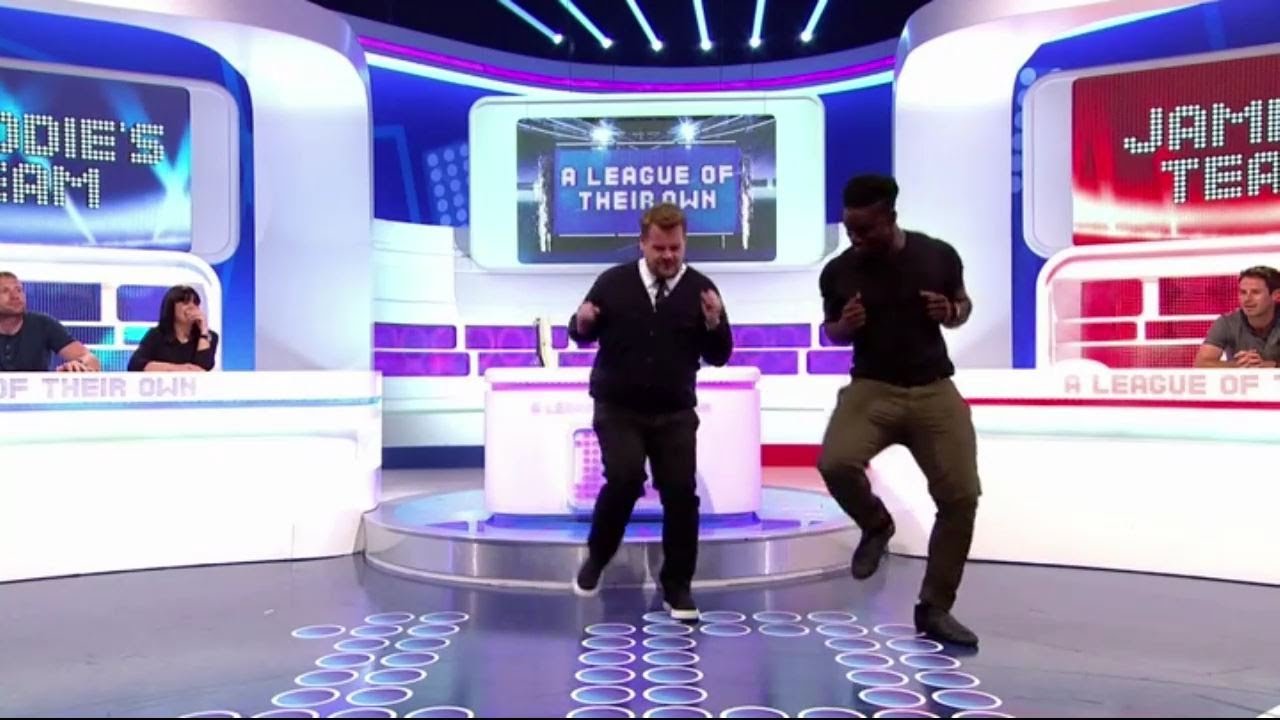 Micah Richards & James Corden Dancing - A League of their own UK