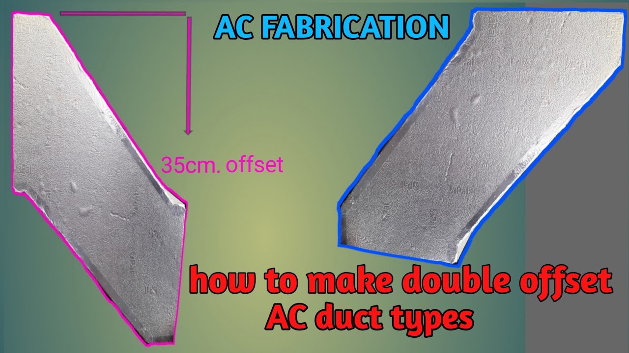 how to make double offset||pre insulated double offset||