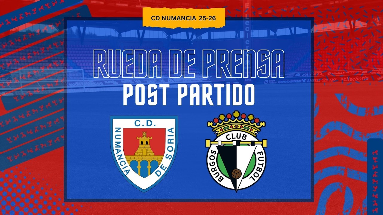 Rueda de prensa post partido Numancia-Burgos B -1 marzo 2026-