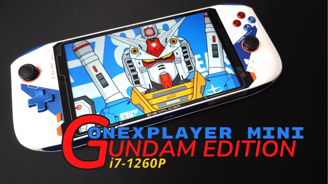 Gundam Special Edition ONEXPLAYER Mini Review - New Intel i7-1260P gaming handheld