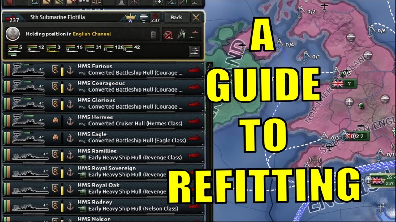 HOI4: Navy Refitting Guide