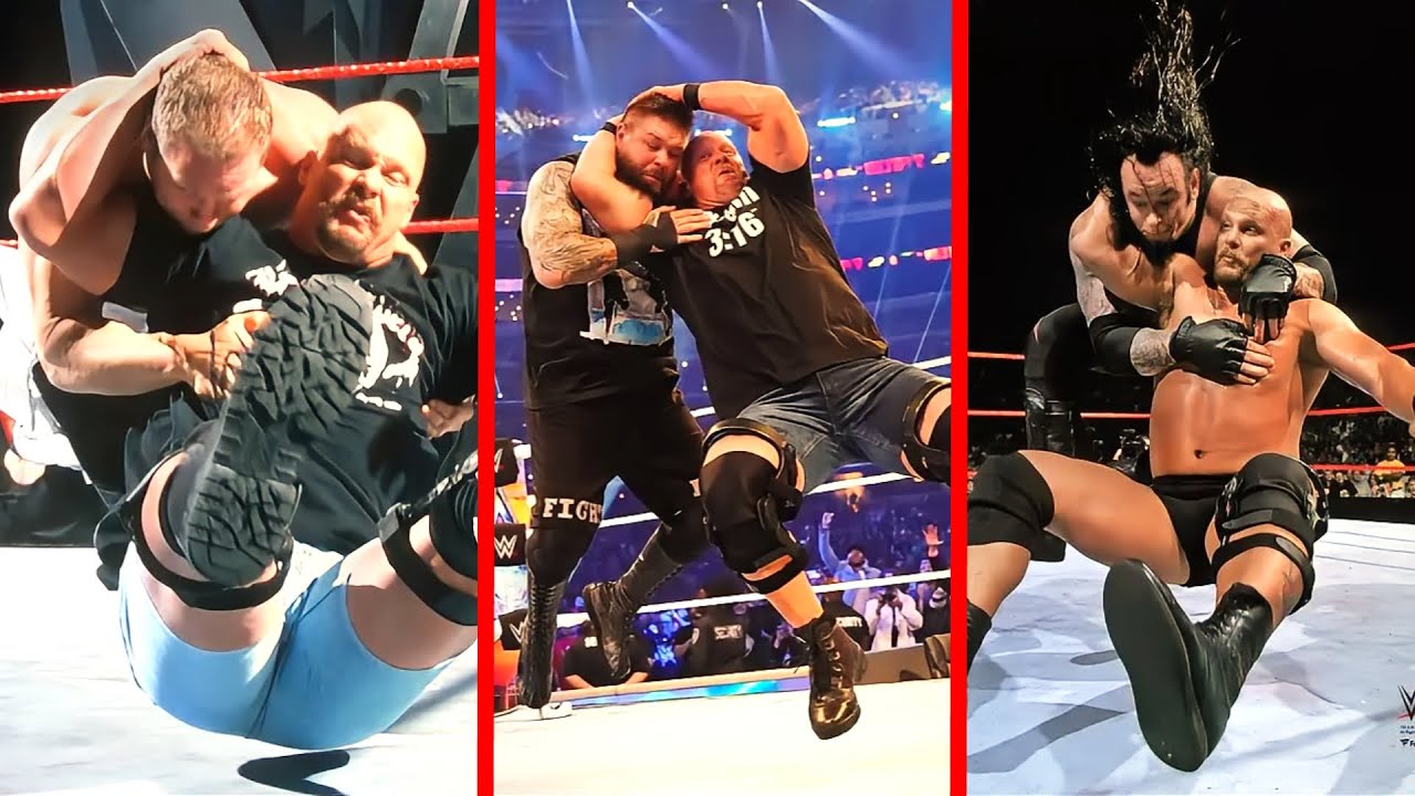 WWE Stone Cold Most Incredible Steve Austin Stunner Collection 1996-2022 (300+ Stunners) 