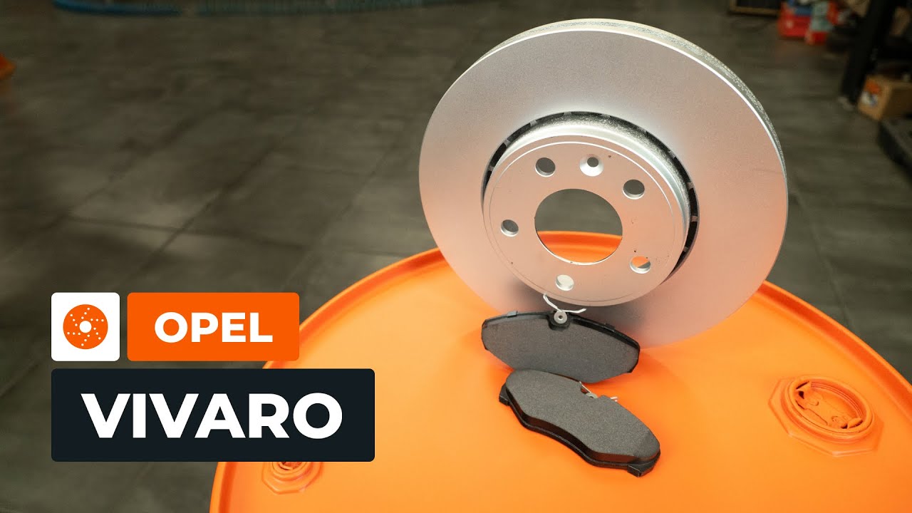 Cum se înlocuiesc discurile și plăcuțele de frână din față la OPEL VIVARO A Van [TUTORIAL AUTODOC]