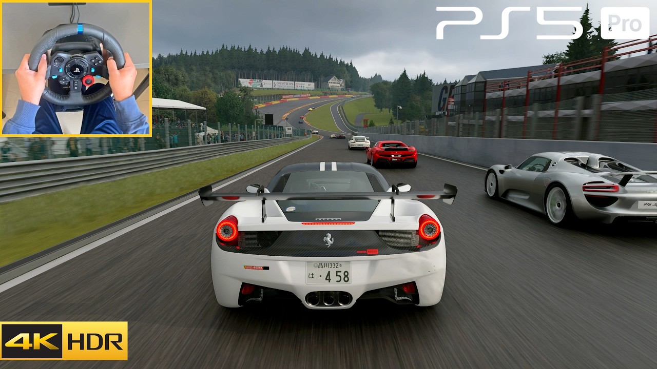 Gran Turismo 7 PS5 Pro 4K HDR True Realism | Logitech G29 Steering wheel Gameplay