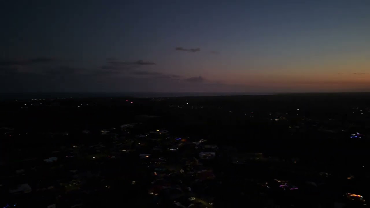 DJI Mini 5Pro night flight and Xmas lights