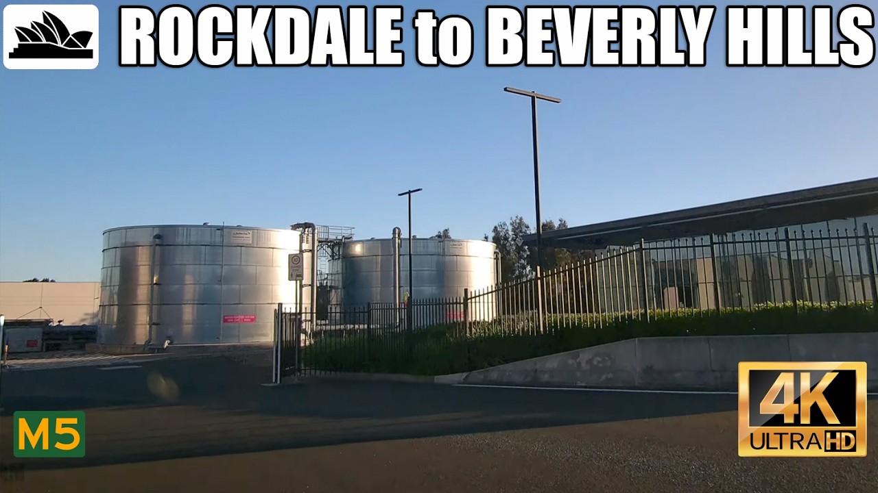 4K Sydney drive: Rockdale to Beverly Hills via M5