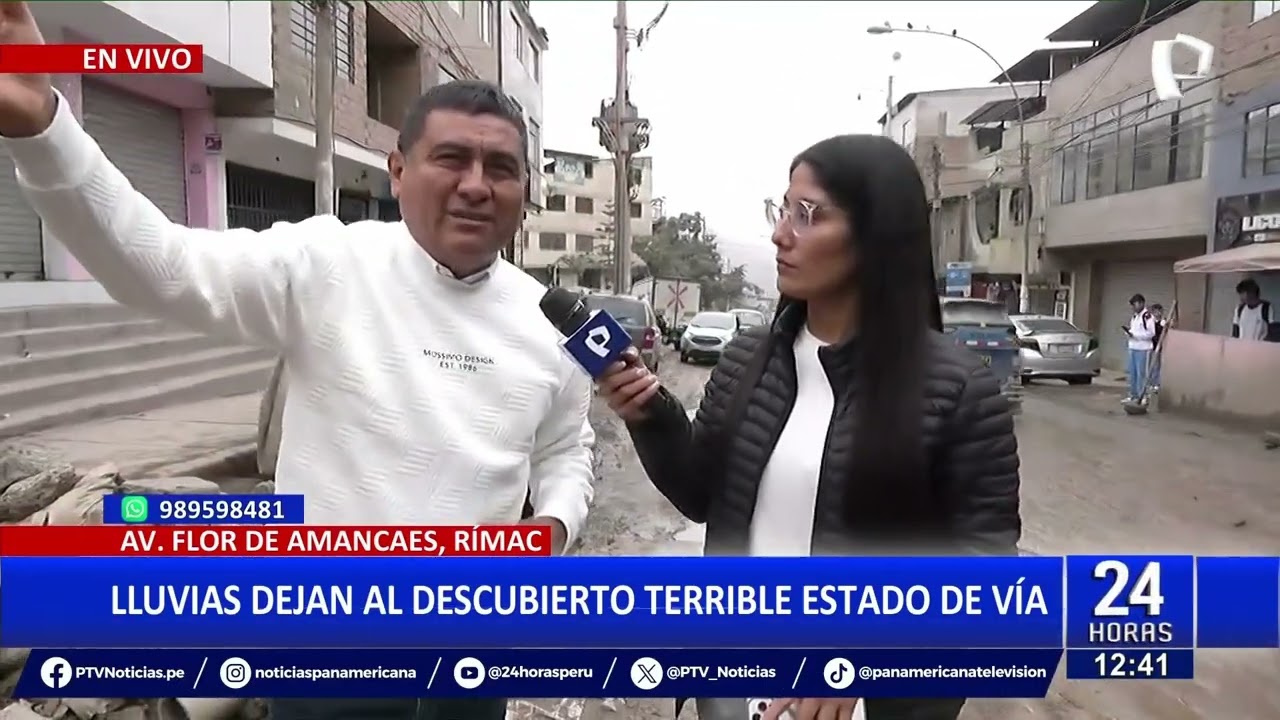 Tras 25 años de problemas: alcalde del Rímac anuncia remodelación de la Av. Flor de Amancaes
