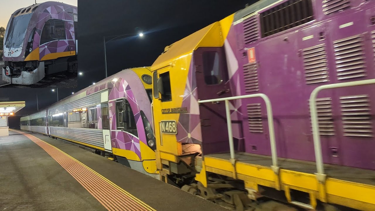 N Class Locomotive Towing Damaged VLocity
