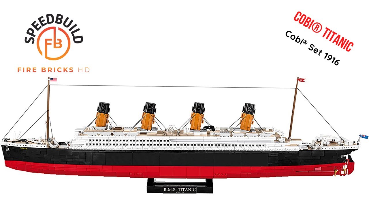 COBI Speed Build RMS TITANIC Cobi® Set 1916  Scale 1:300 Review