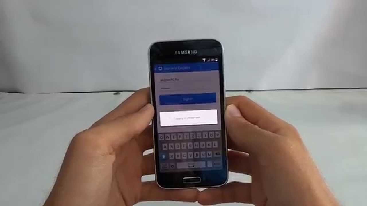 Samsung Galaxy S5 Mini kezdeti lépések