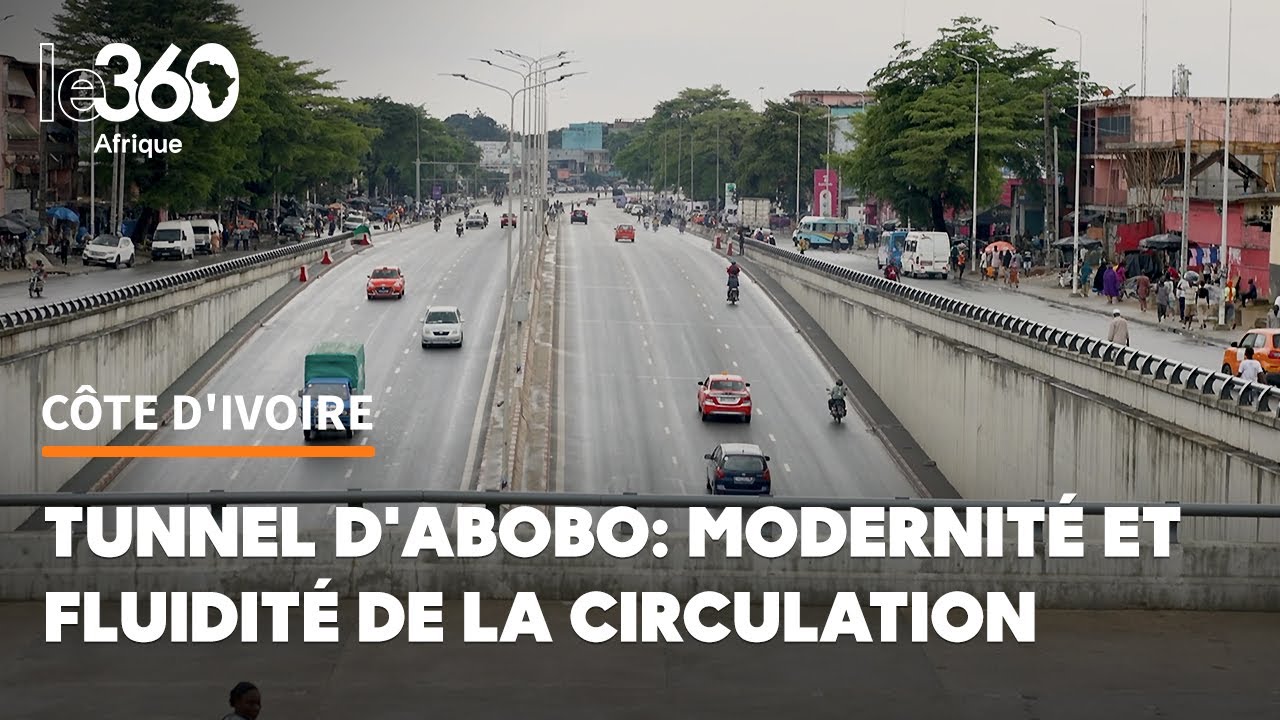 Abidjan: avec ses lignes épurées, un tunnel donne à Abobo un air de modernité
