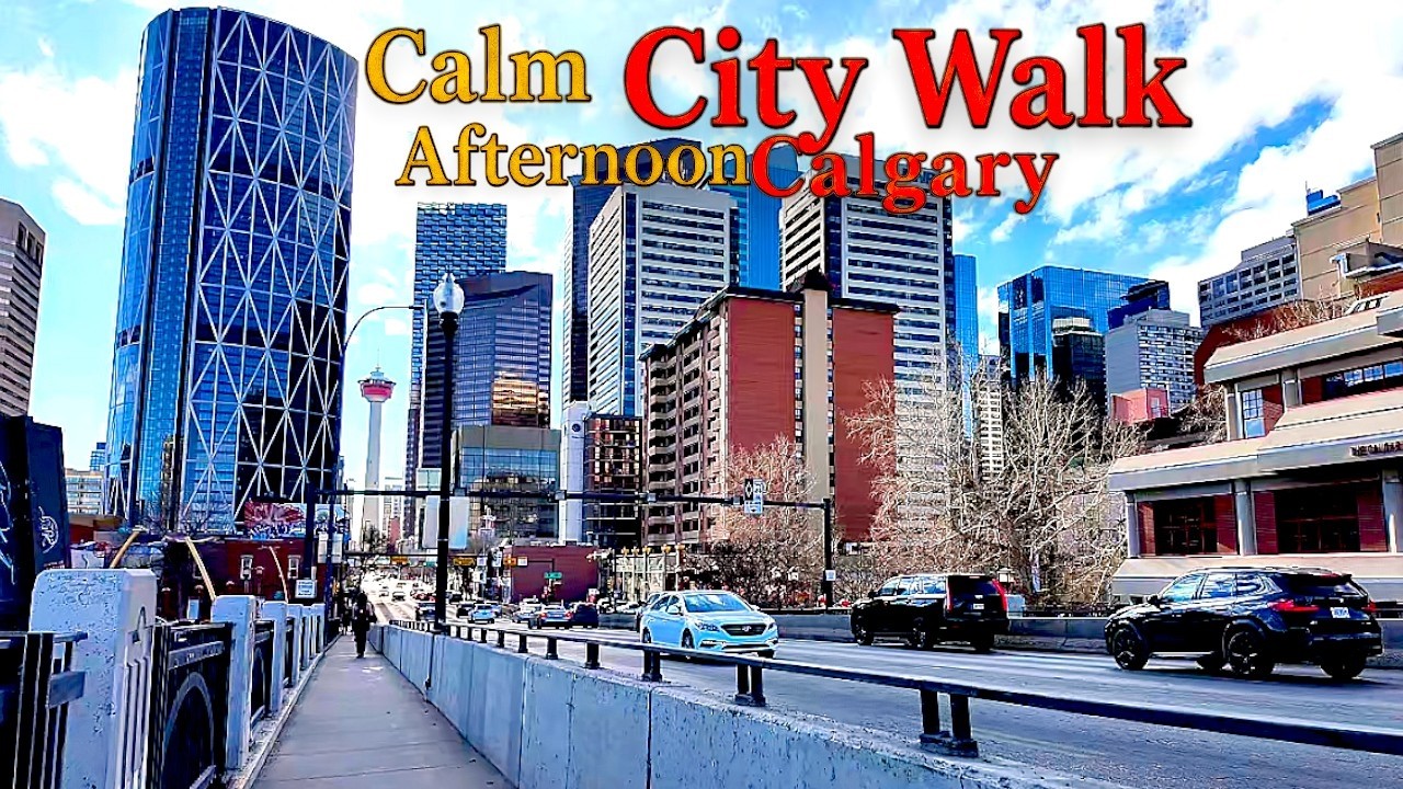 Sunny Steps to Downtown Calgary 🌞 | 1st Street Afternoon Walk