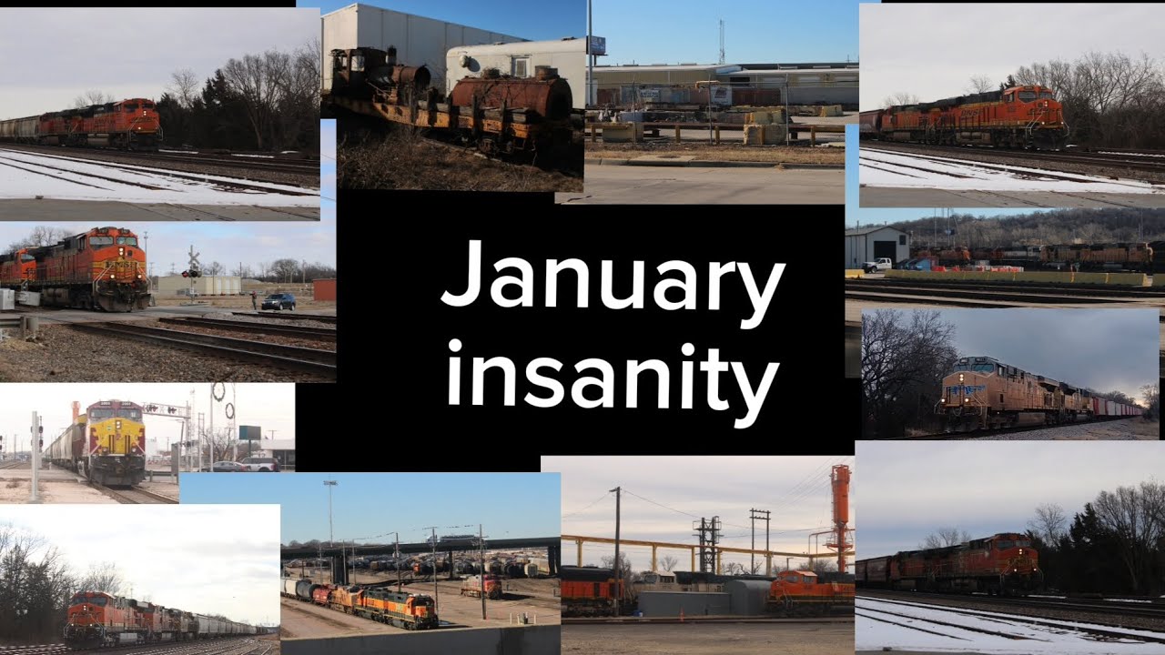 January 2026 railfanning. One of my craziest months of foaming yet.