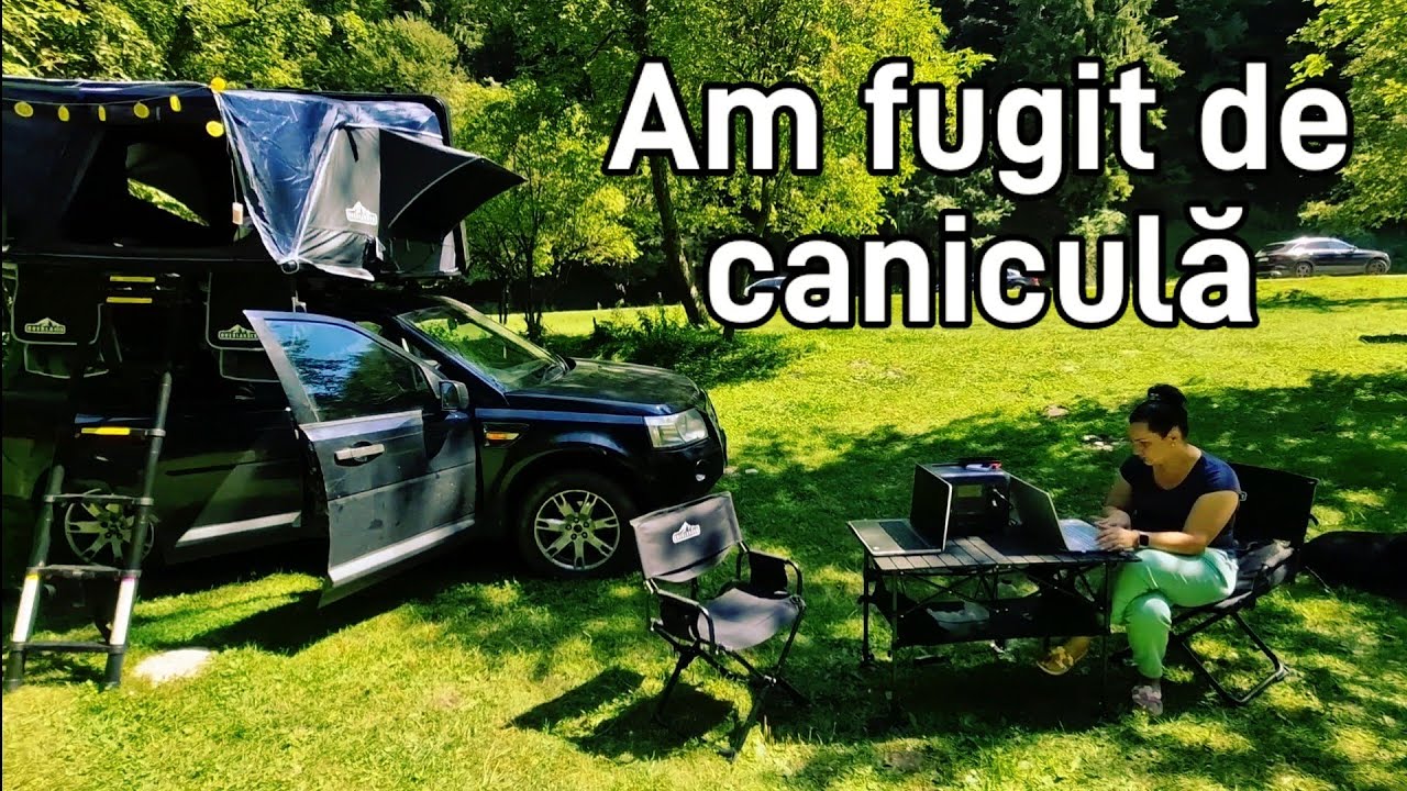 Echipați complet pentru wild camping. Asta ne mai lipsea: BLUETTI pt curent la cort