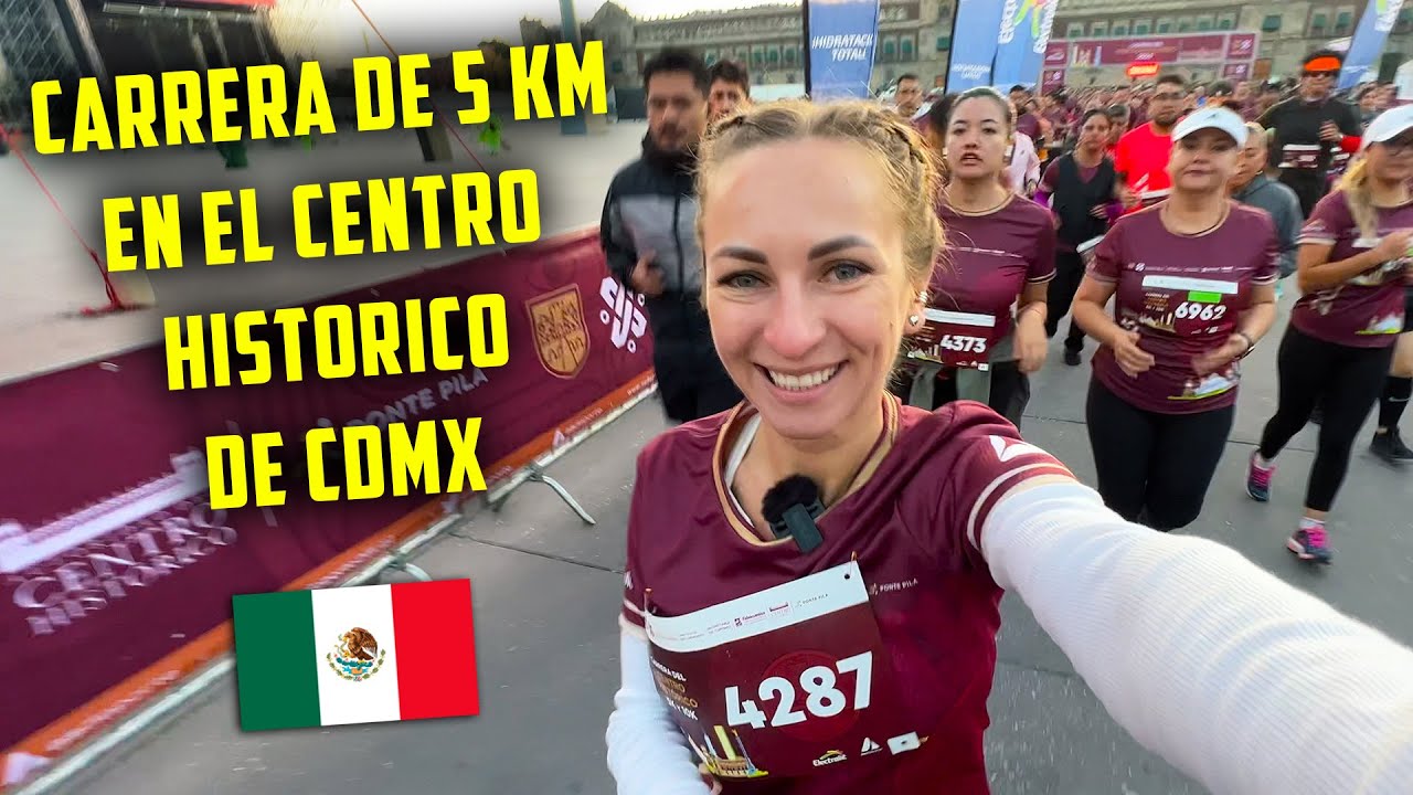 🥇GANÉ MI PRIMERA MEDALLA en MÉXICO! 🇲🇽 | RUSOS en MARATON de 5 km EN EL CENTRO HISTORICO de CDMX