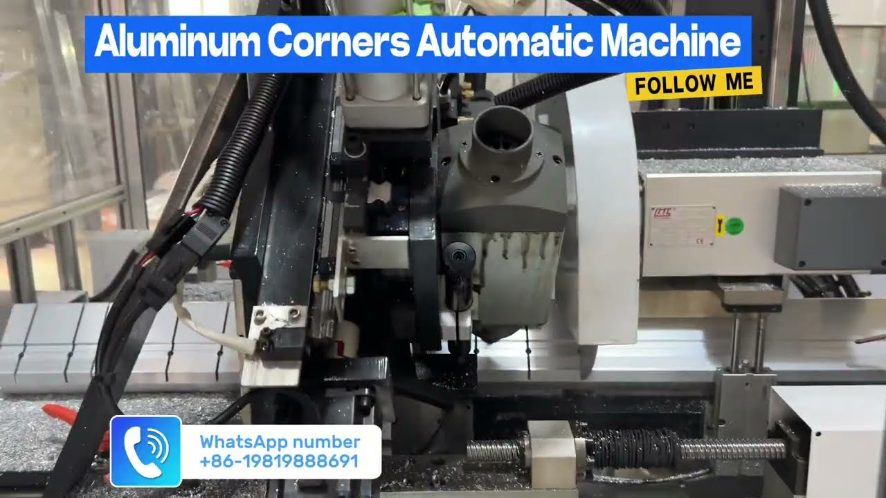 Aluminum Corners Machine, Aluminum Corners Automatic Holes Drilling,Open Slot and Cutting Machine