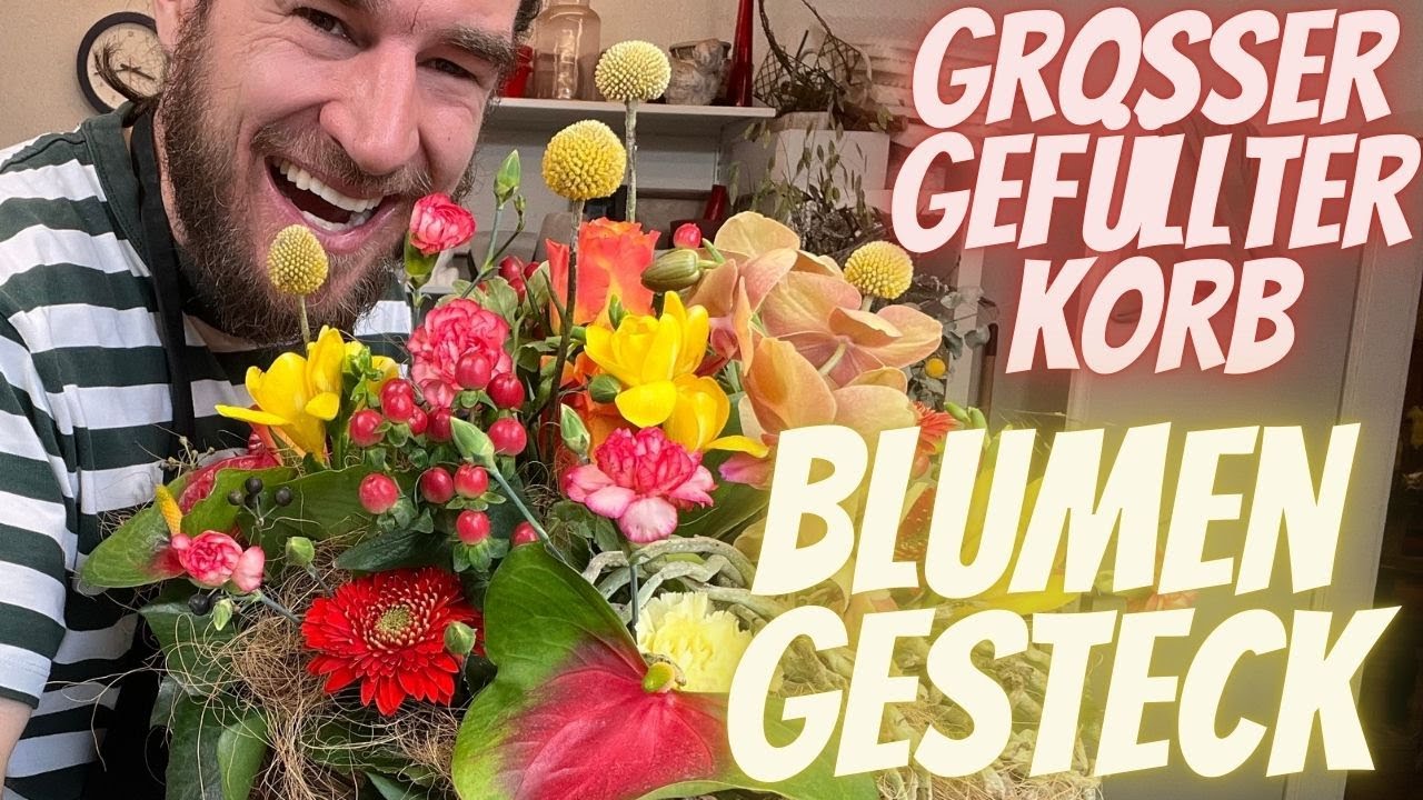 Blumenkorb gross