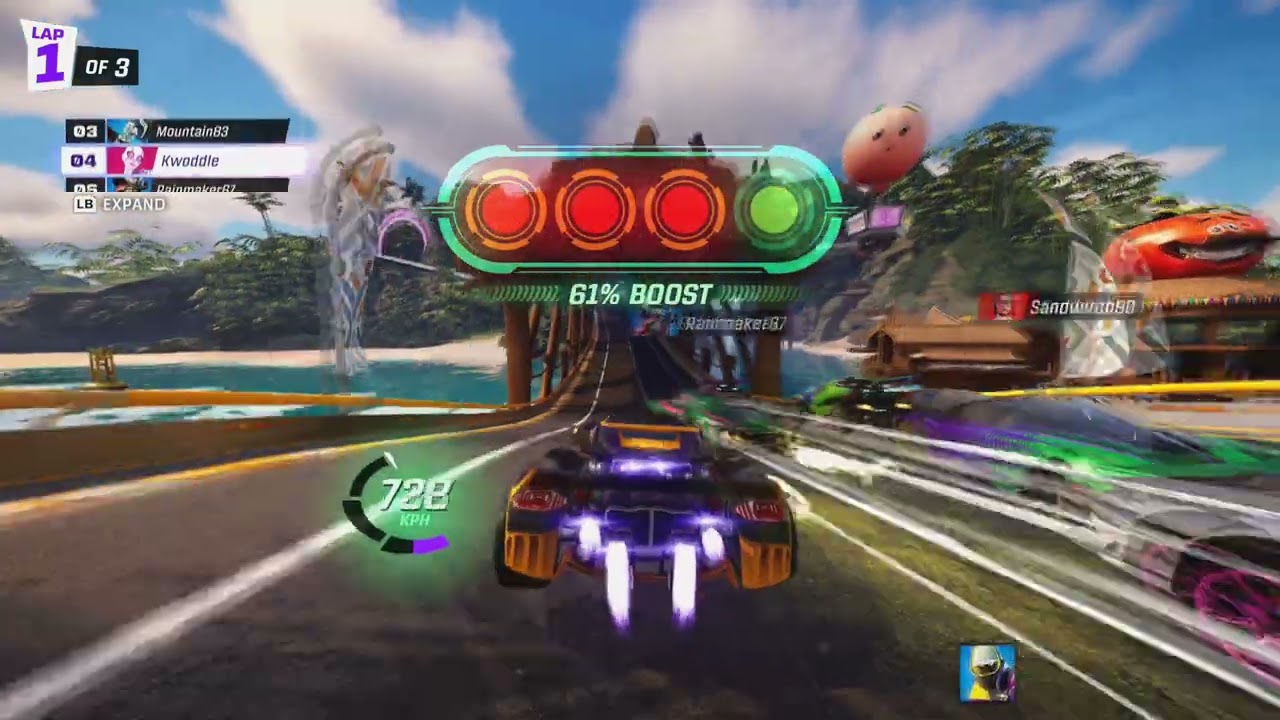 Fortnite Rocket Racing Gamplay - No Commentary - Copyright free / Free-to use - For TikTok & Youtube