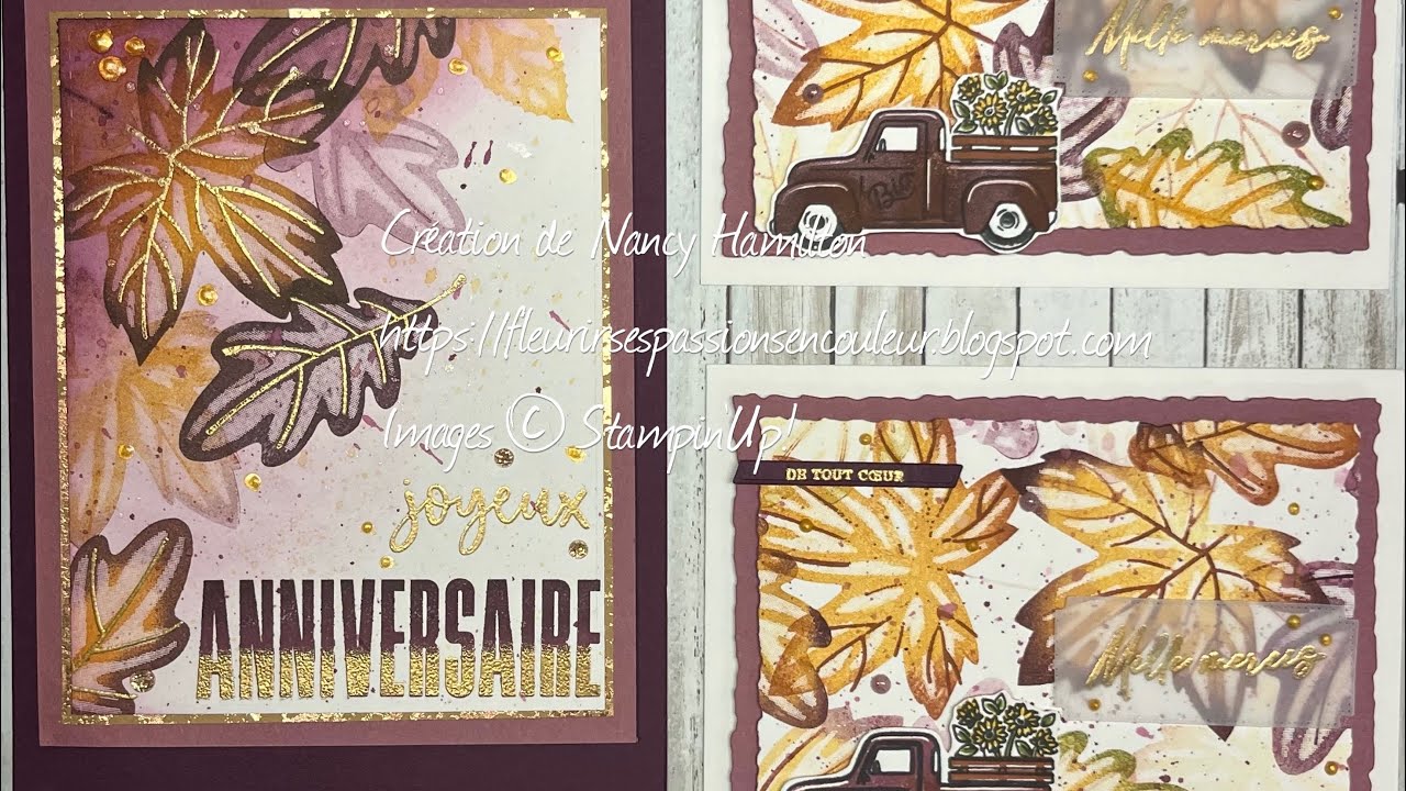 Carte Feuilles d'automne