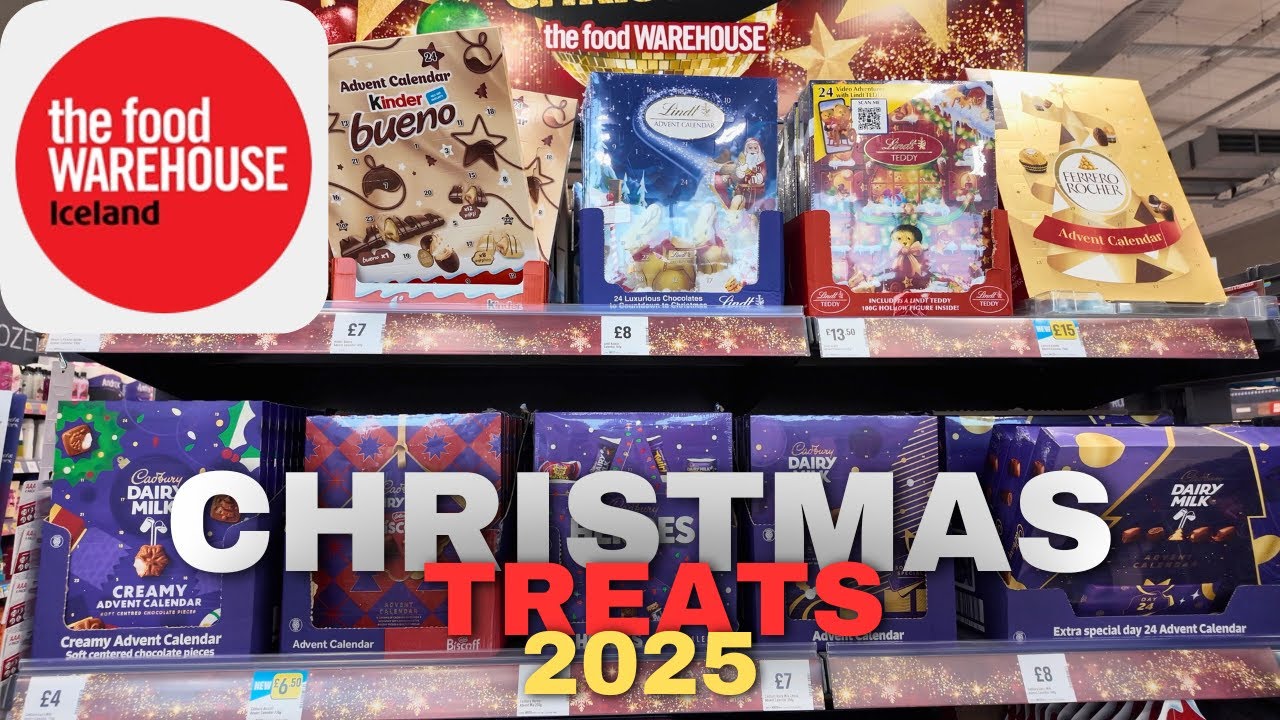 The Food Warehouse by Iceland Haul - NEW Christmas Treats - October 2025