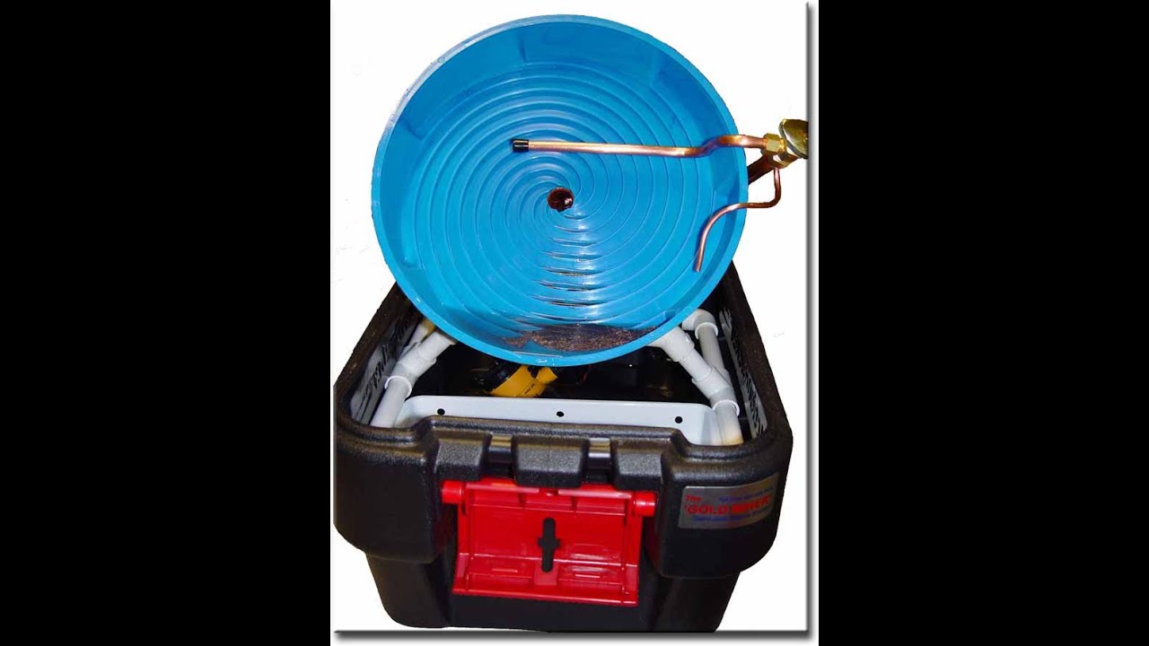 Gold Miner's Spiral Gold Wheel - An Automatic Gold Panning Machine