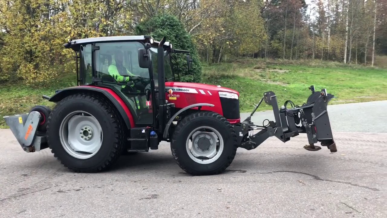 Köp traktor Massey Ferguson MF 4708 -16 inkl vikplog & spridare på klaravik.se