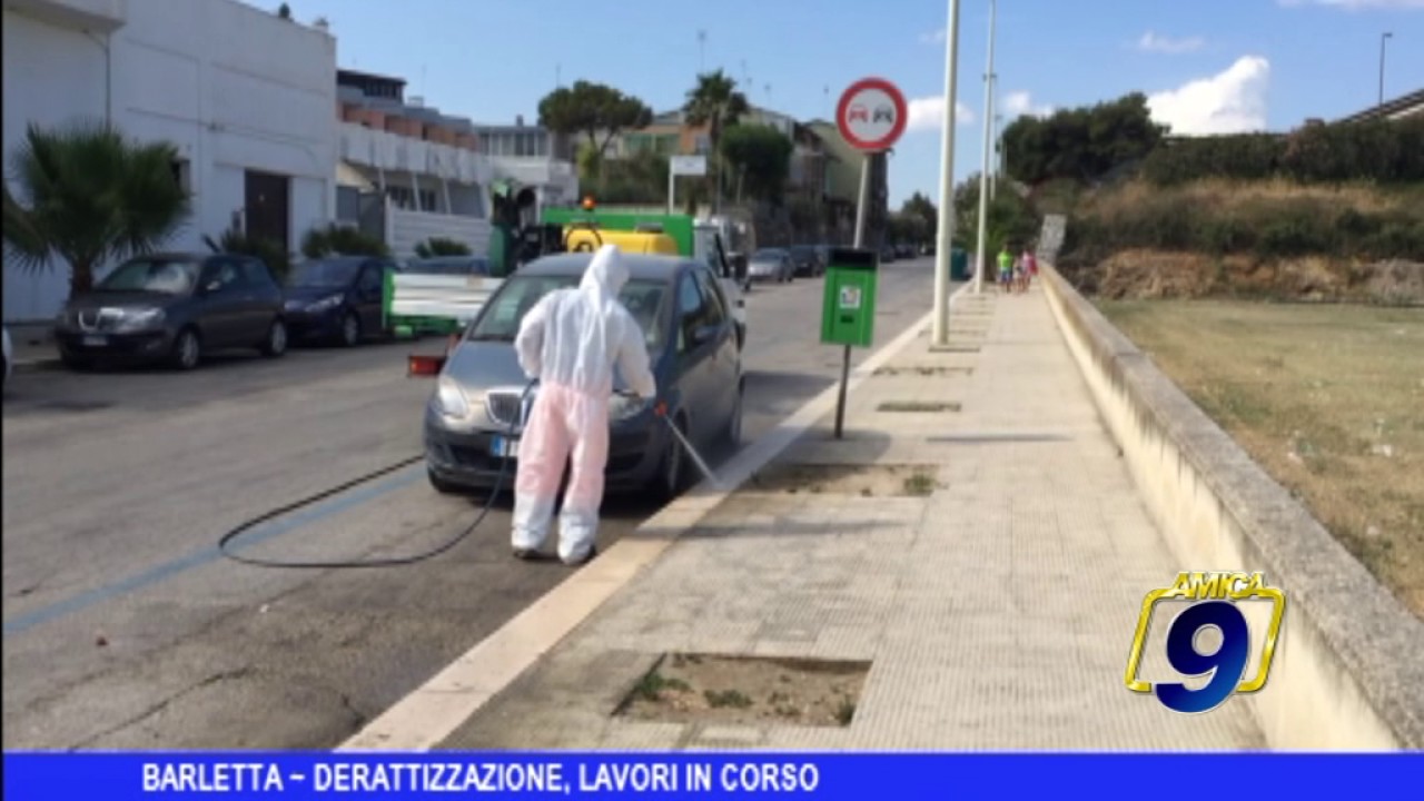 Barletta |  Derattizzazione, lavori in corso