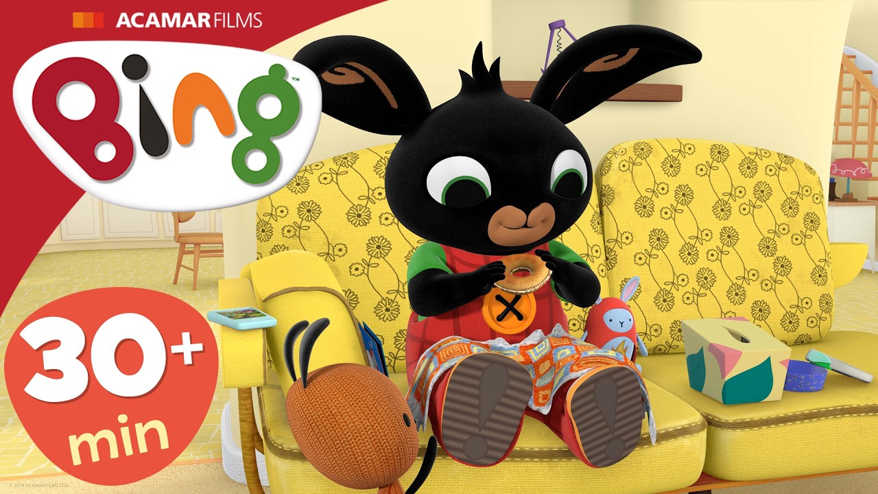 5 x Hela Avsnitt | 30+ min |  ⭐ Bings Bästa Avsnitt ⭐ | Bing Svenska