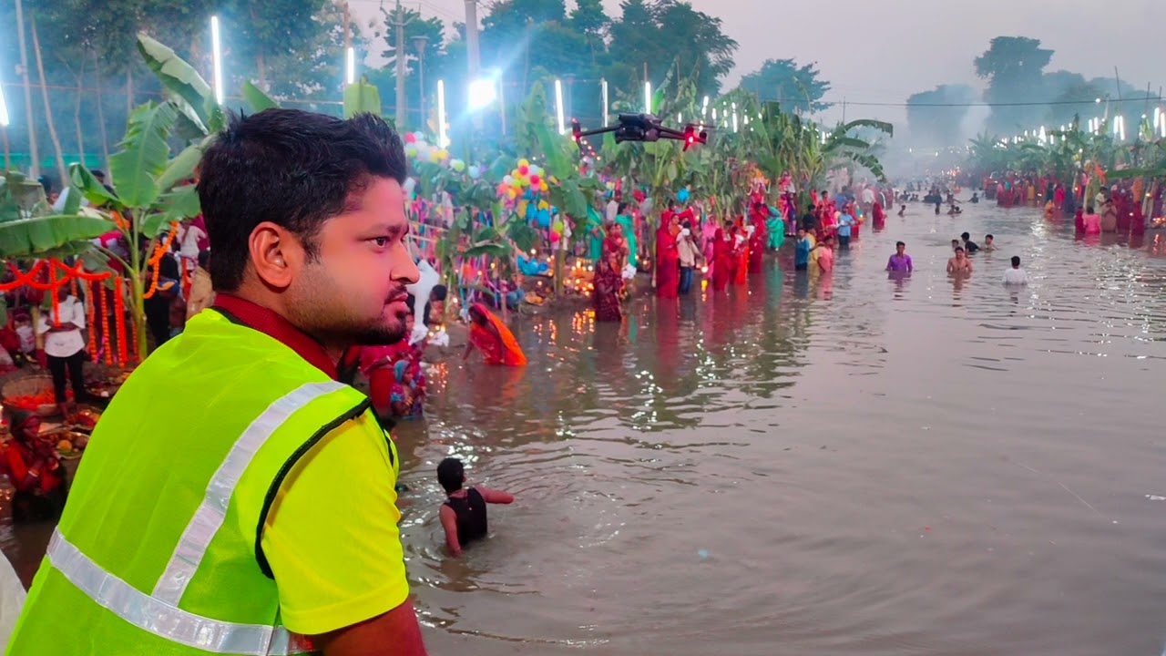 Katihar Chhathpuja 2023 || katihar || Cinematography || Djimavic3 || Biharchhathpuja