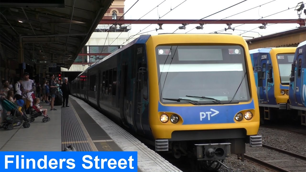 Trains at Flinders Street Station - Metro Trains Melbourne