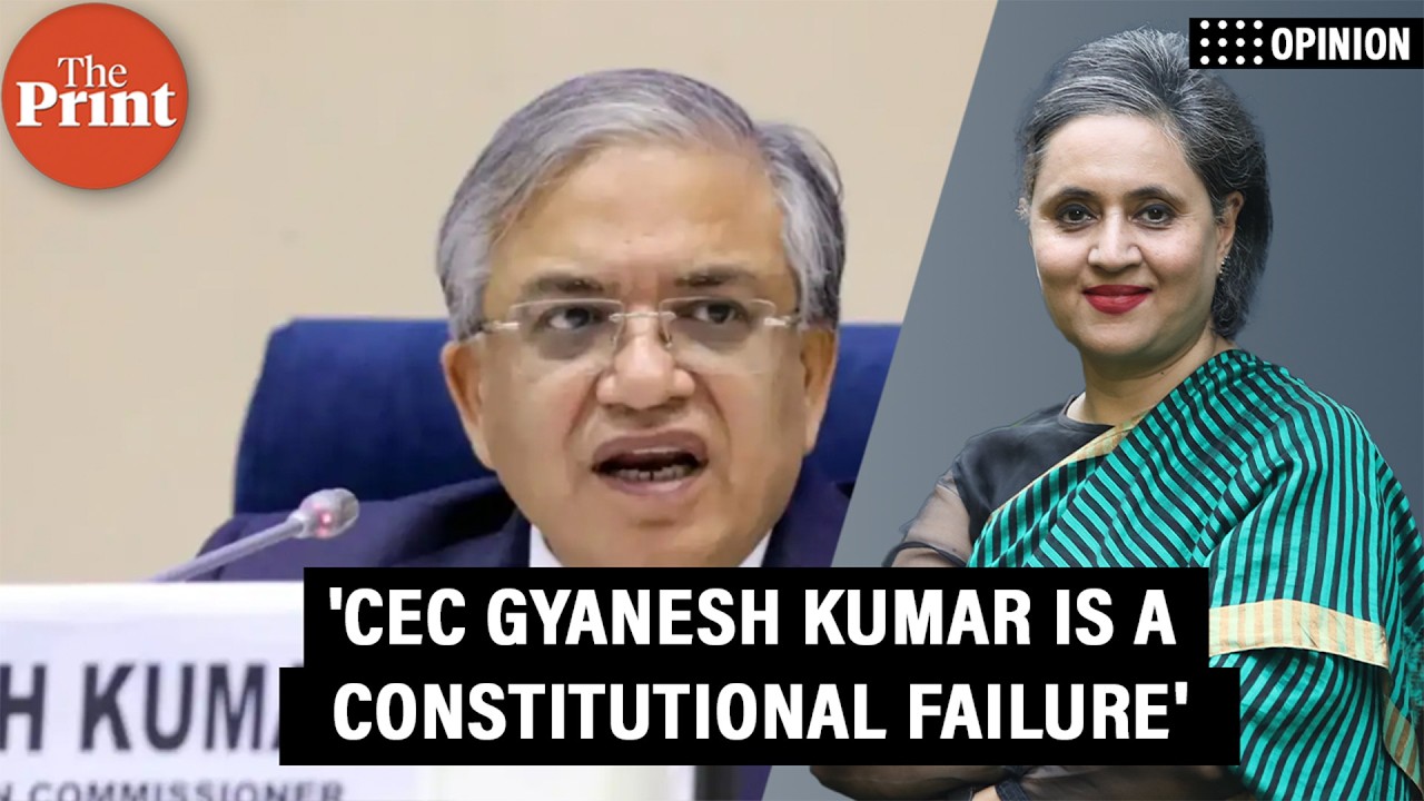 'CEC Gyanesh Kumar is a constitutional failure. Damage is not procedural, it is existential'