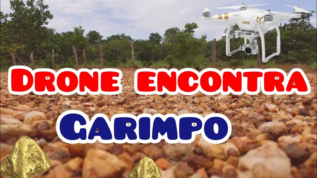 Drone encontra garimpo. Pocon&eacute; MT