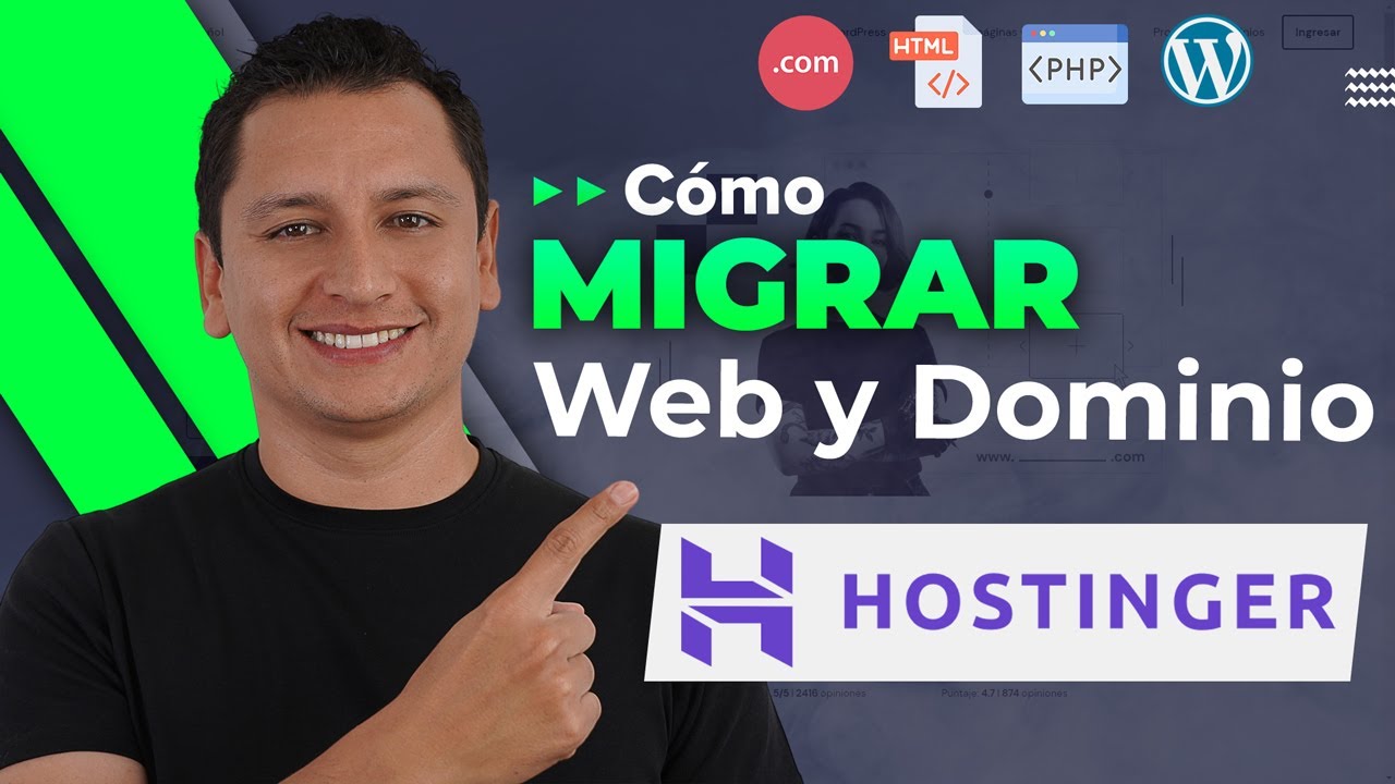 C&oacute;mo Migrar Sitio Web y Dominio a Hostinger ☁