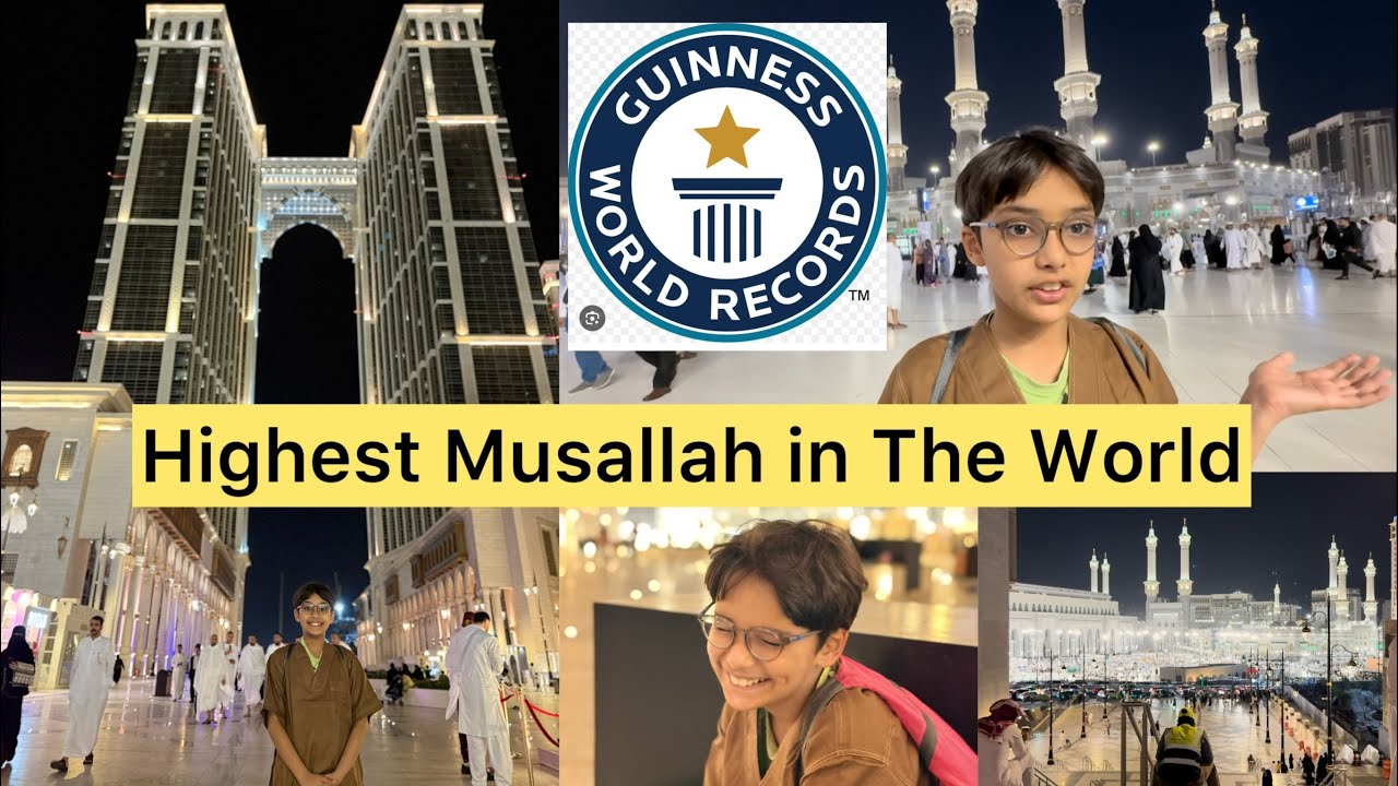 Sky Musallah In Haram Makkah. Most Awaited Vlog #armandanishjeddahvlogger #world #record #4k #vlog