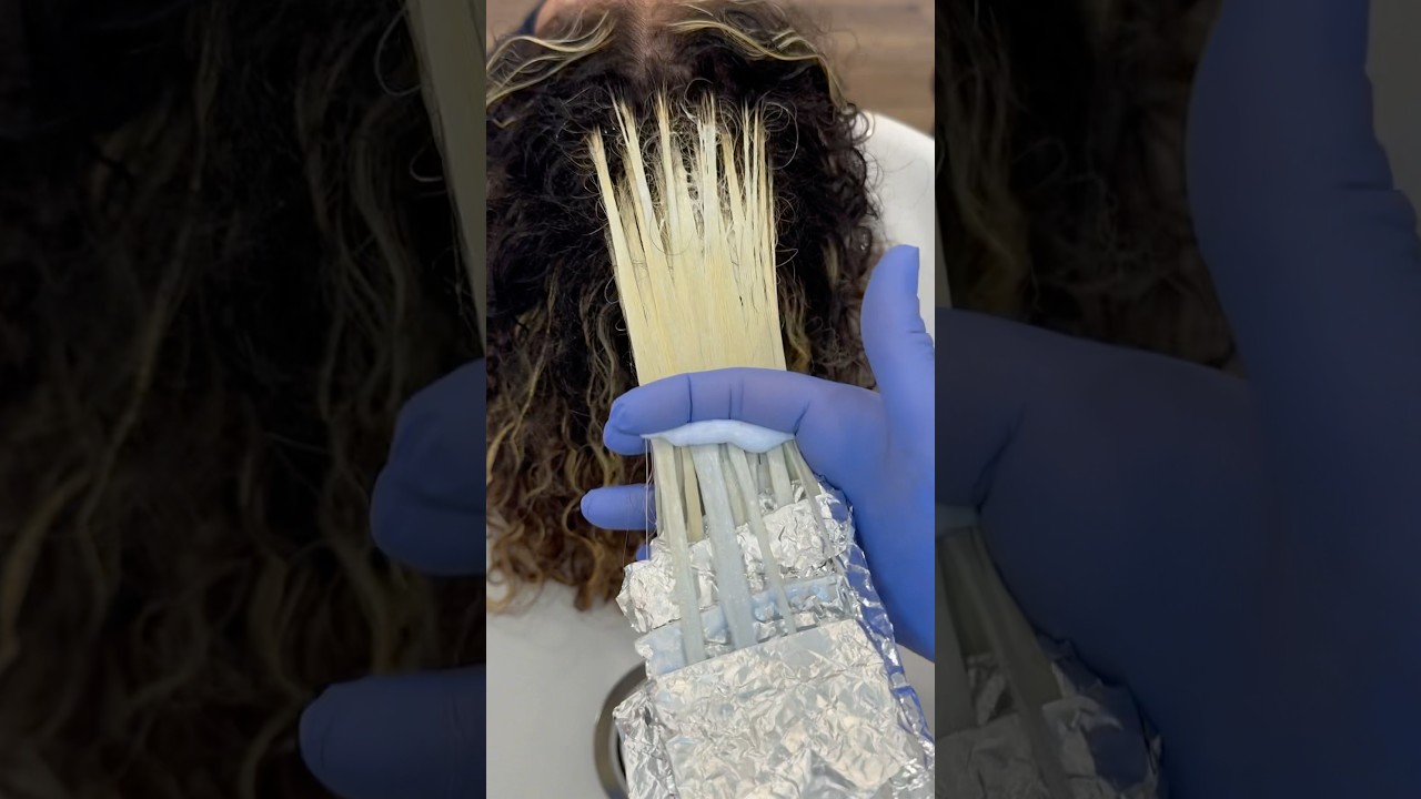 CADŌ CUT & BLŌNDE - get formula on IG #cado #curlyhair