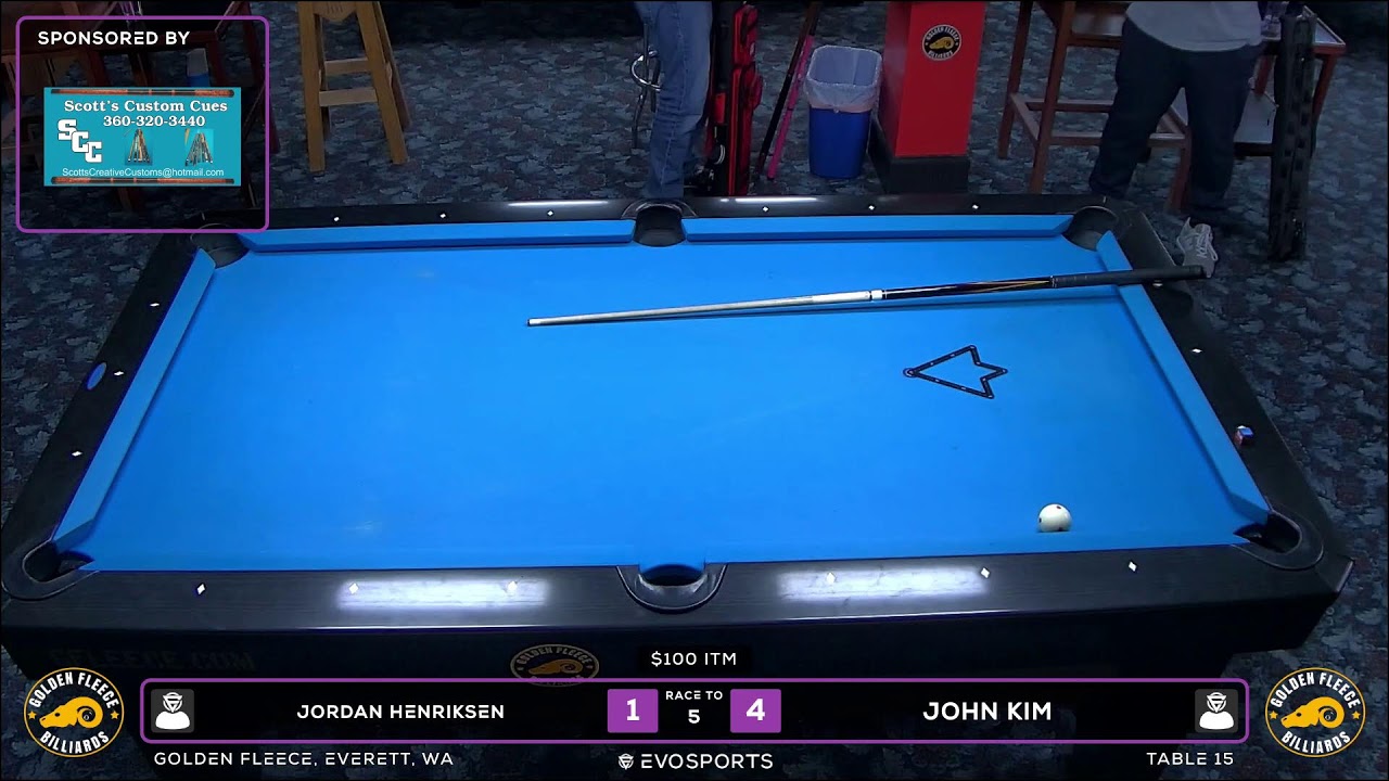 JORDAN HENRIKSEN  vs JOHN KIM - GOLDEN FLEECE - TABLE 15 | EvoSports