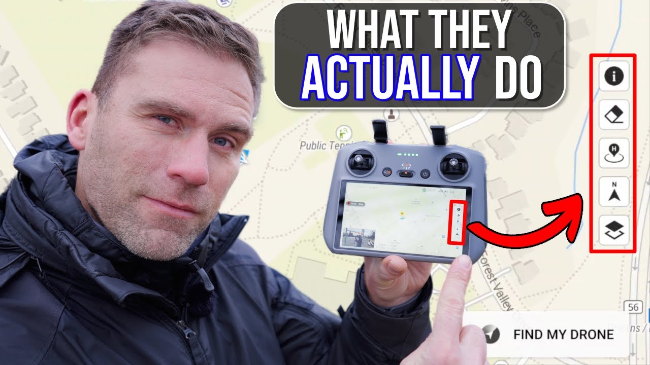 DJI Map Interface Explained - Every Single Icon