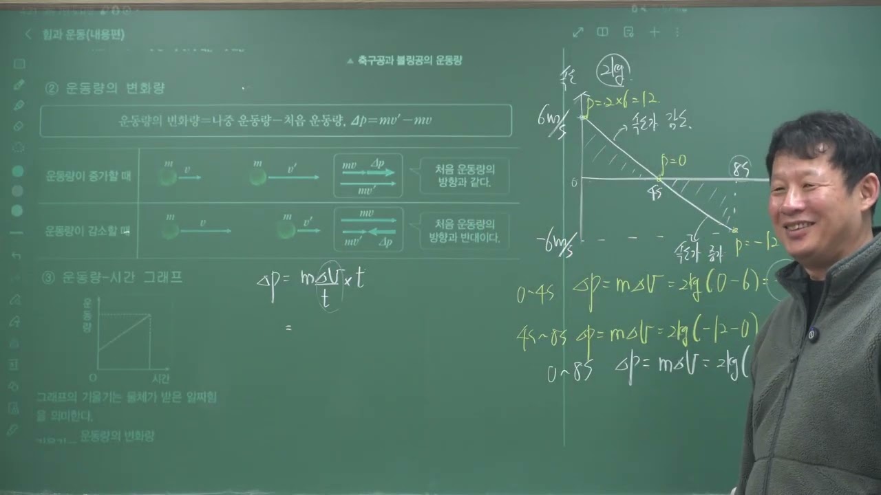 [고2 물리학] 1.힘과 운동 - 운동량과 충격량(후곡 소수과학학원) #고2물리 #개정물리학 #힘과운동 #운동량 #충격량