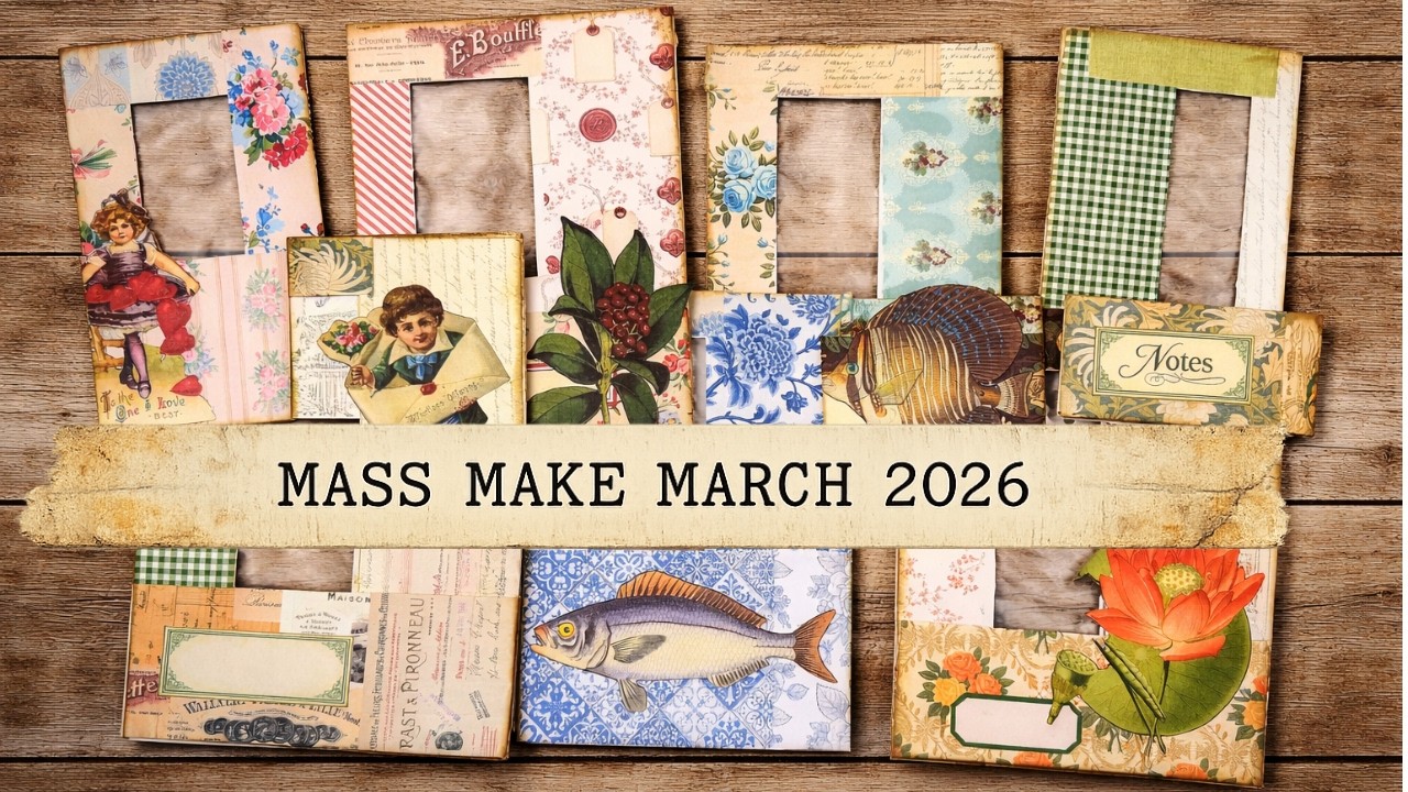Магия рекламной почты: откидные кармашки-окошки для скрапбукинга #massmakemarch2026