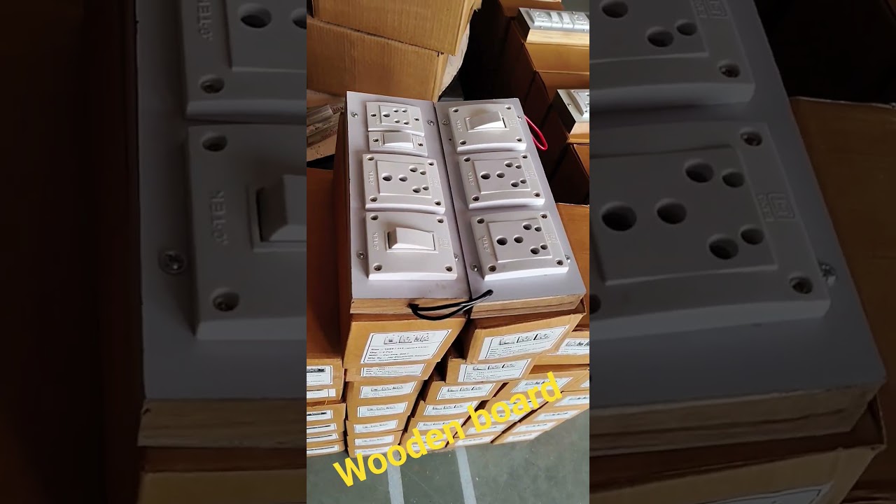 #electronic #wooden board #new #viral #wire #quality #unique #homedecor #design #switch #sockets