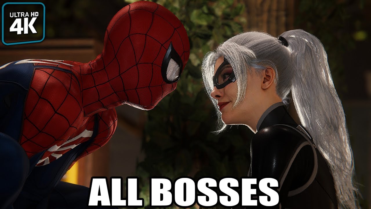 Marvel's Spider-Man Remastered - All Bosses (With Cutscenes) 4K 60FPS PC