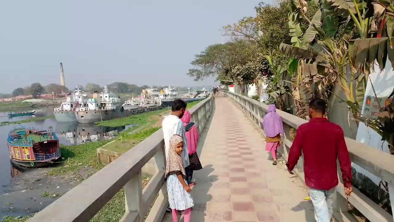 বুড়িগঙ্গা নদীর পাড় @#ভাইরাল ভিডিও @