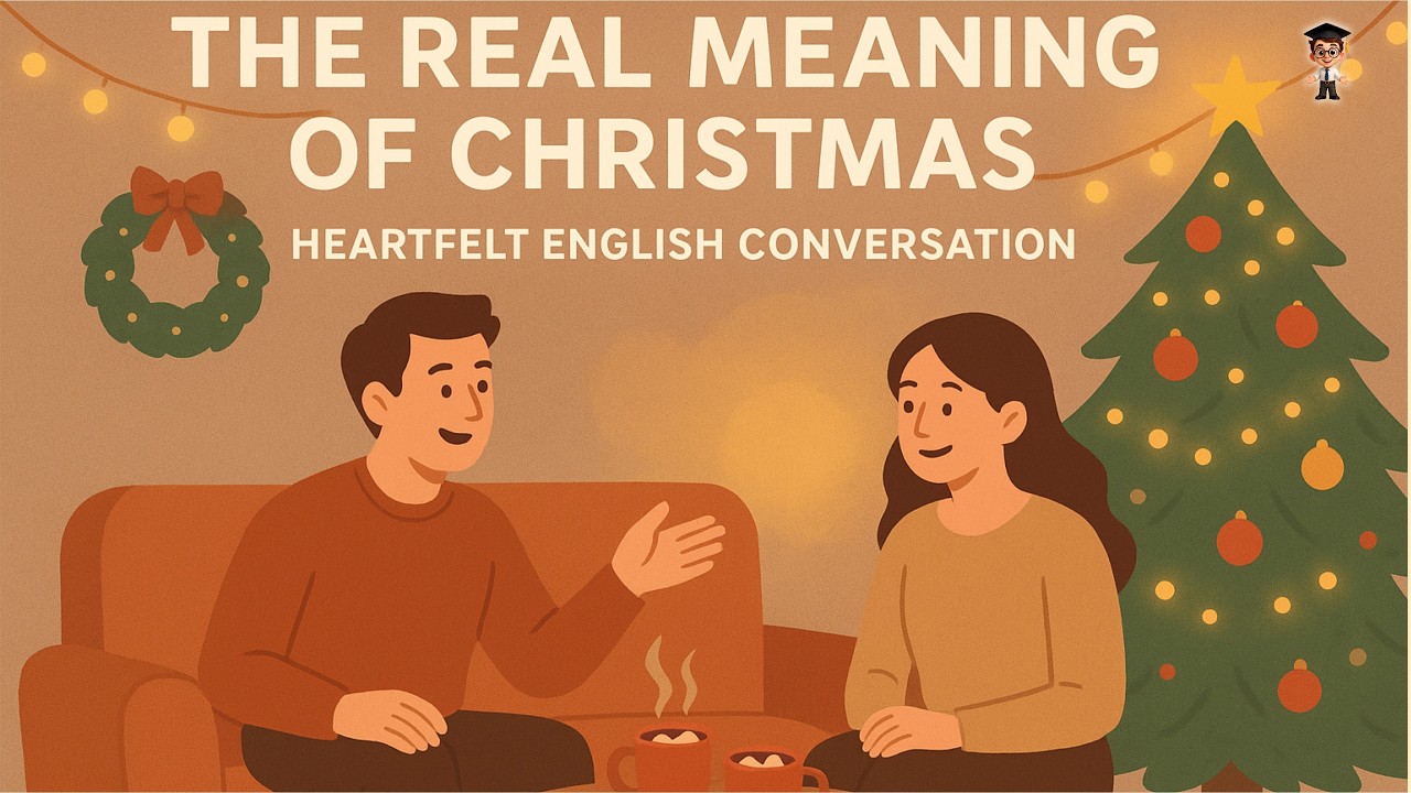 Talk About Christmas in English | Real Conversation Practice for Beginners & Intermediates