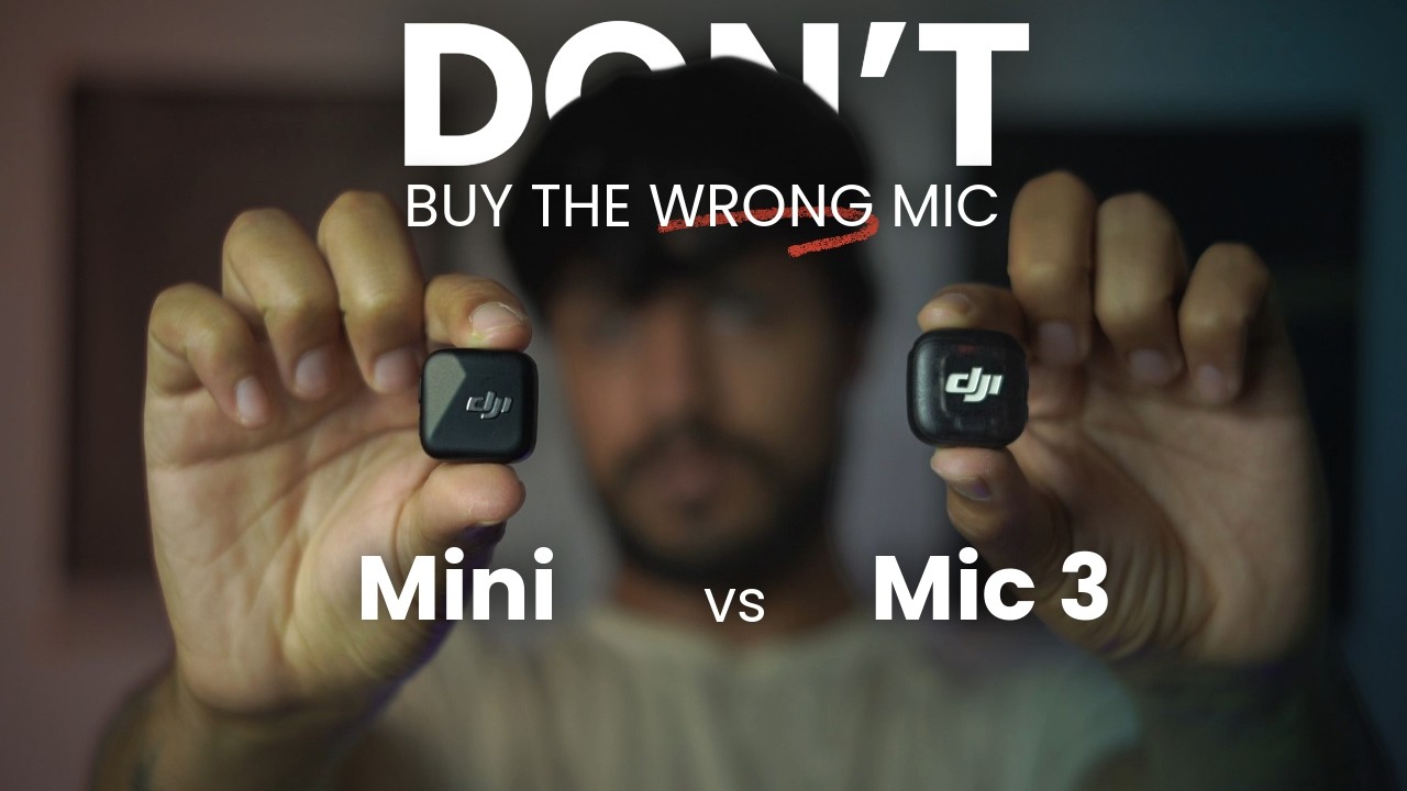 DJI Mic 3 против Mic Mini: какой микрофон лучше всего вам подойдет?