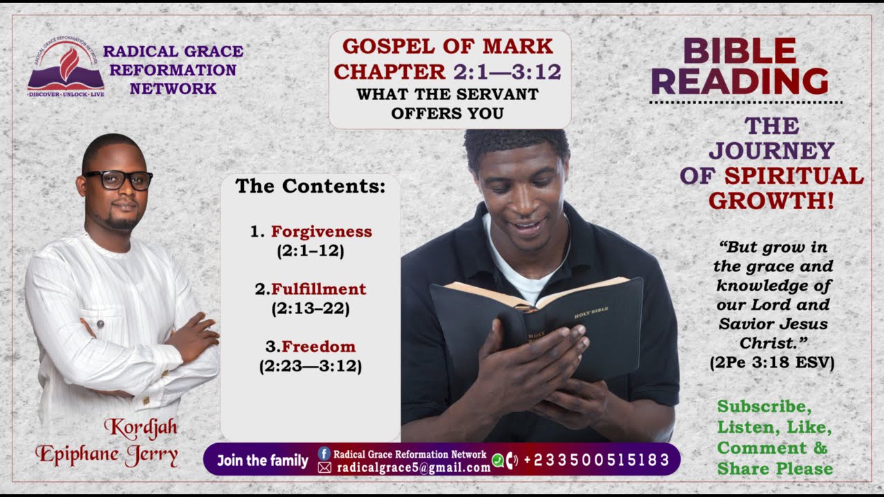Mark Chap. 2:1 to Chap. 3:12