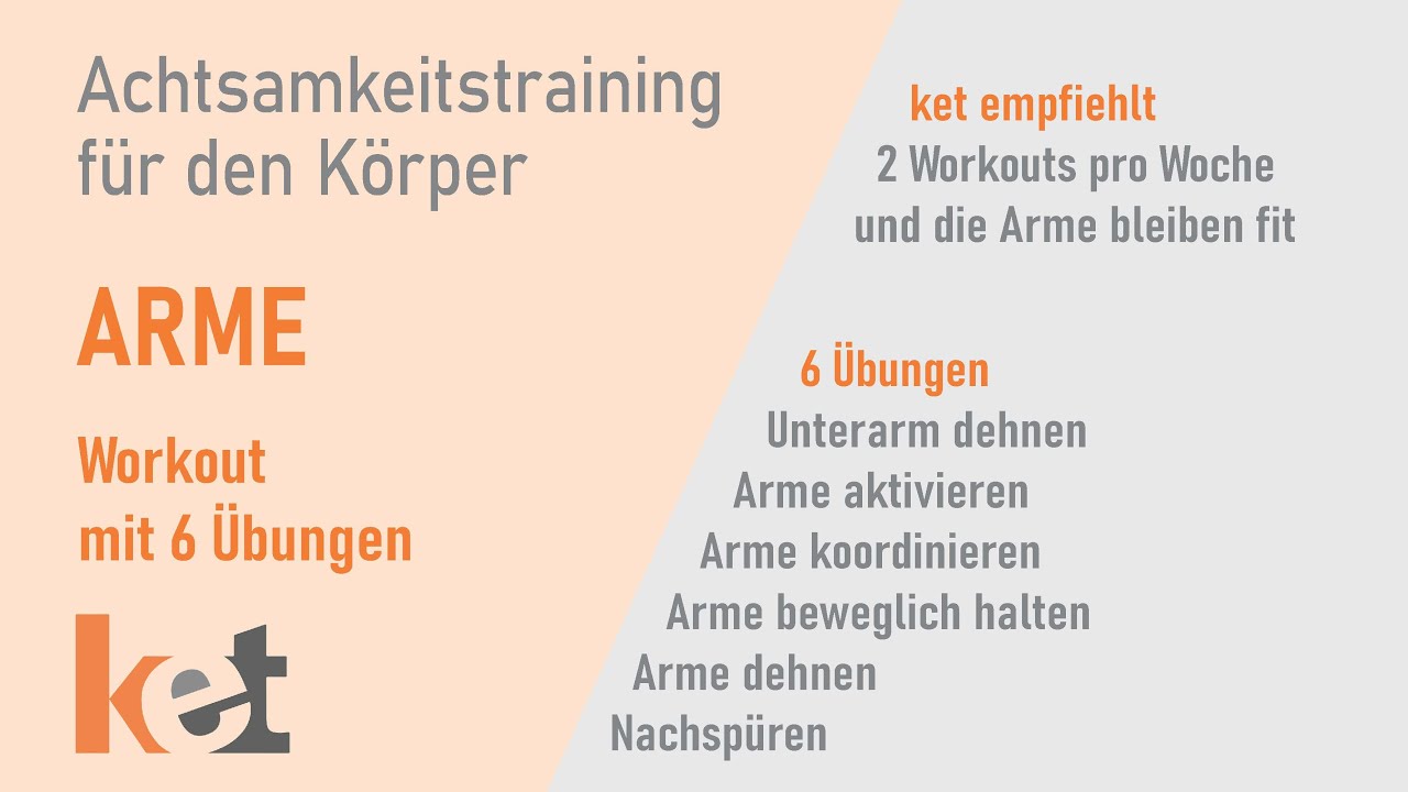 Bewegliche Arme: entspannen, dehnen und mobilisieren