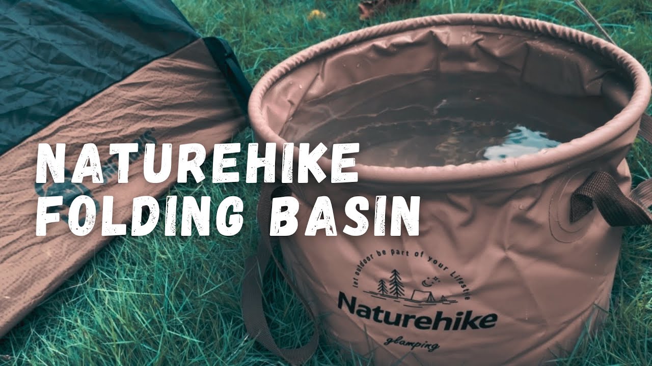 NATUREHIKE OUTDOOR FOLDABLE BASIN • BUCKET• WATERPROOF PORTABLE TRAVEL FOLDING BUCKET BASIN