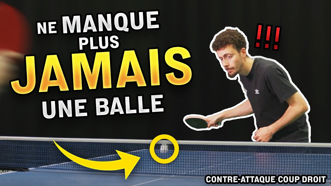 Soyez rapide, précis et offensif! | Contre-attaque coup droit au ping-pong